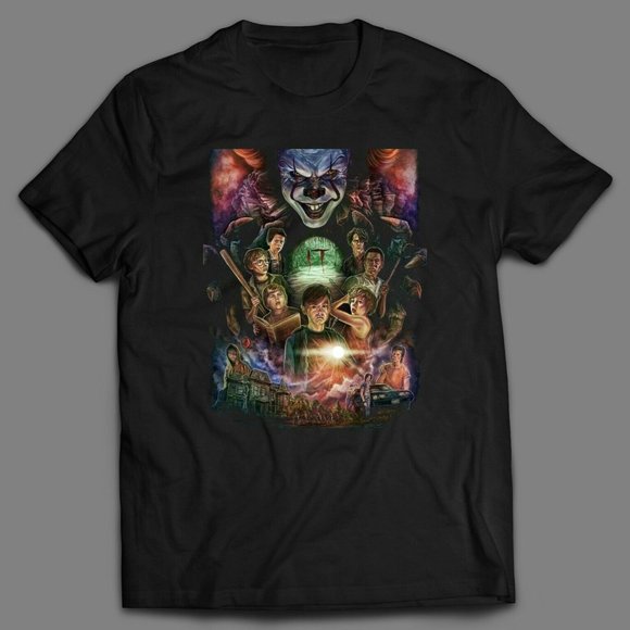 Next Level Apparel Other - HORROR MOVIE "IT" PENNYWISE MOVIE ART MENS T-SHIRT